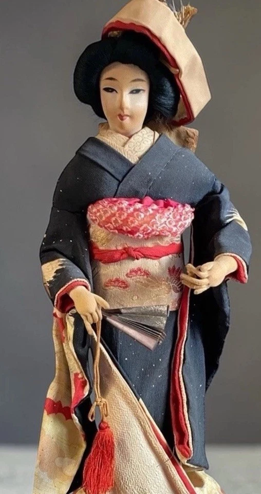 Poupée Vintage Grimace Japon 30 Cm - Marquée 783w - Adorable Collection