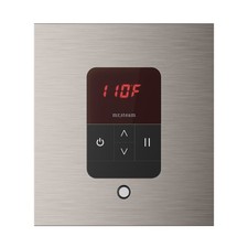 Mr Steam ITSQ Itempo Square Steam Shower Control and Steamhead - Nickel
