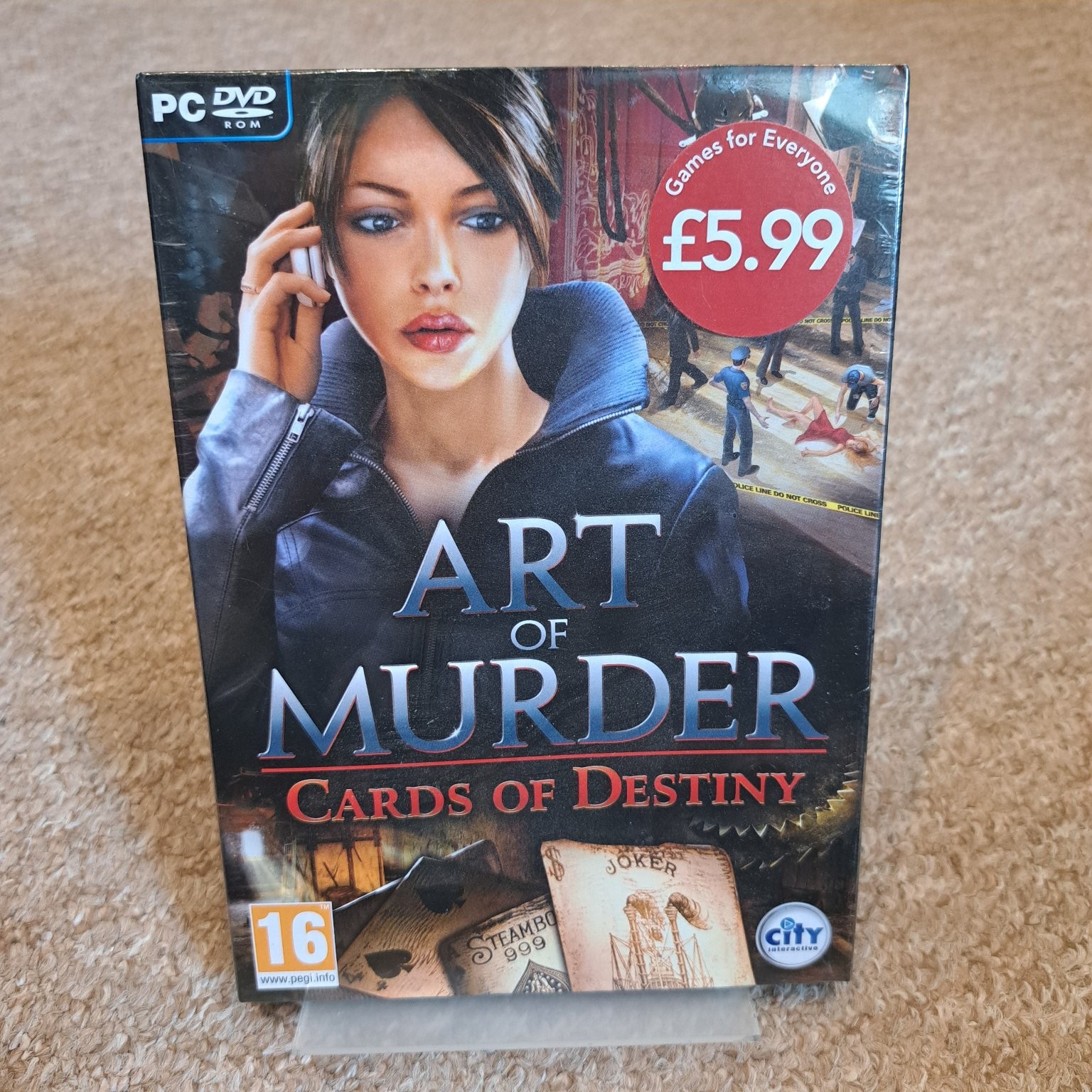 City Interactive Art of Murder Cards of Destiny PC DVD-ROM Video Game NEW SEALED