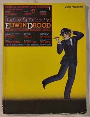 THE MYSTERY OF EDWIN DROOD: VOCAL SELECTIONS By Rupert Holmes