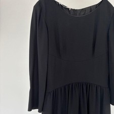 USED PRADA BLACK DRESS SIZE 38 GOOD