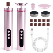 heemeei Electric Foot Callus Remover, 2-in-1 1 Count Pack of 1 , Pink