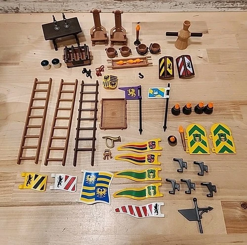 Vintage Playmobil Castle Miscellaneous Parts And Accessories