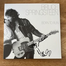 * GARY TALLENT & MAX WEINBERG * signed vinyl album * BORN TO RUN * COA