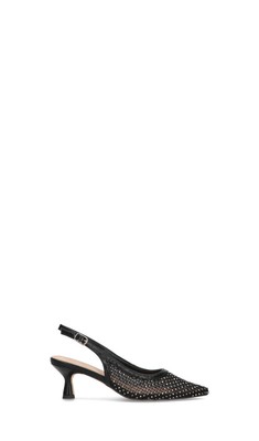 CATCH JUICE DAMENSCHUH SLINGBACK DAMEN SCHWARZ STOFF, PU CJ-GD196-NER-A082218