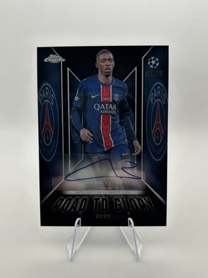 2025-26 Topps Chrome UCC - Road to Glory Ousmane Dembele #RTG-OD Black /10