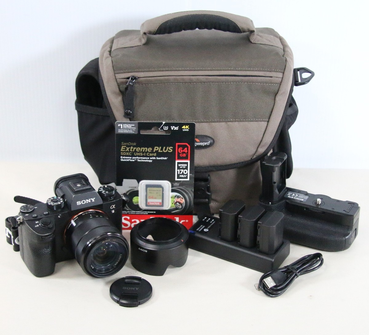 Sony A9 ILCE-9 24.2MP Full-Frame Mirrorless Camera Bundle w