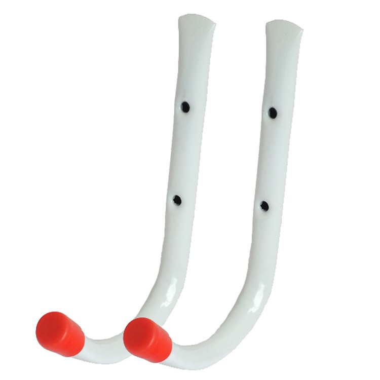 2pc Ladder Storage Hooks Heavy Duty Universal Wall Mounted Brackets Garage Shed