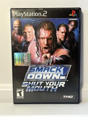 WWE SmackDown Shut Your Mouth (PlayStation 2, 2002) CIB Complete - Tested