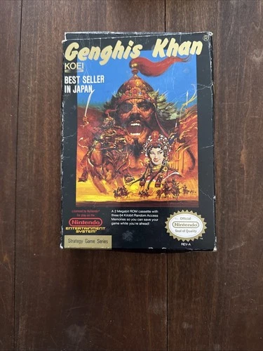 New ListingGenghis Khan (Nintendo NES, 1990) - CIB