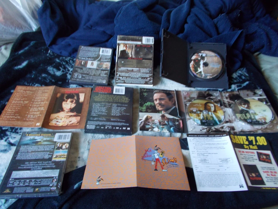 6 DVD LOT: 1 NEW- Pulp Fiction, Mad Max, Terminator 2, rare collector's editions - Image 2 of 4
