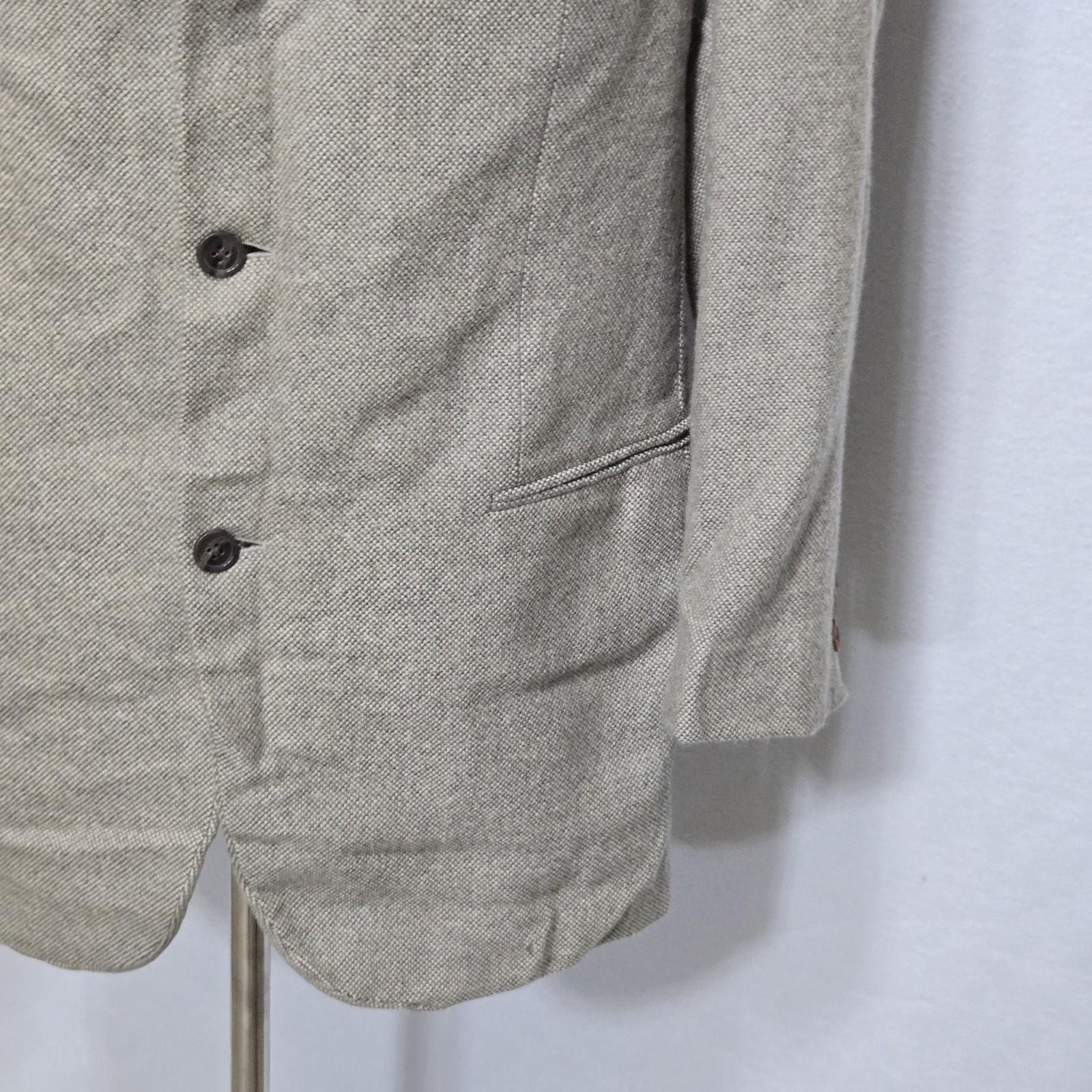 Hugo Boss Blazer Mens 42R Gray Wool Sport Coat Single Breasted Classic Jacket thumbnail 8