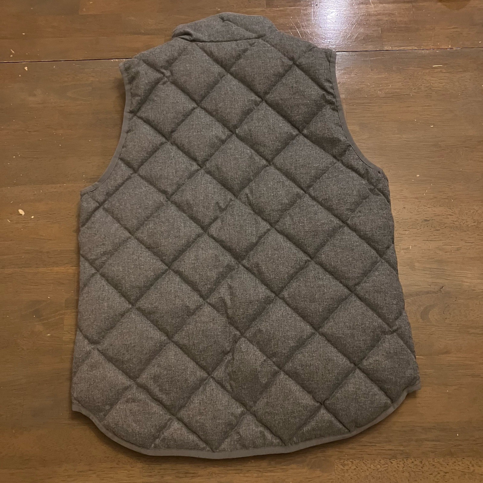 JCrew Excursion Quilted Puffer Down filled Snap V… - image 2