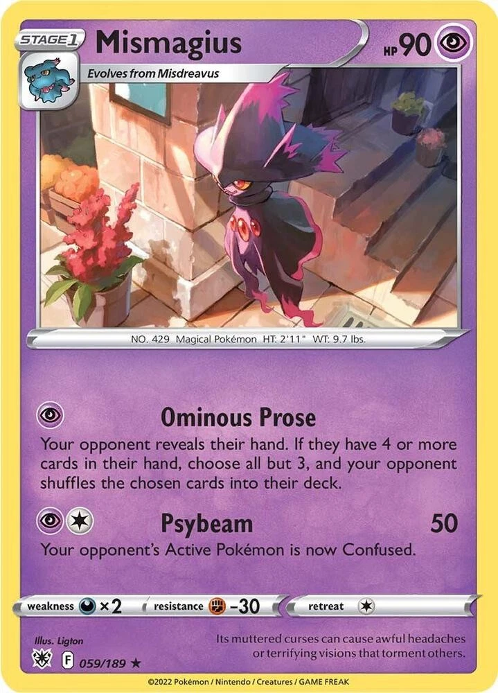 Mismagius Pokémon TCG Cards for sale | eBay