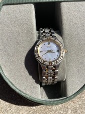 Citizen Ladies Eco-Drive MOP Dial Diamond Two Tone Bracelet Watch 750978