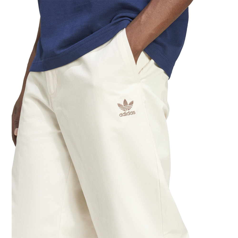 adidas Essentials Chino Pants Mens White Casual Athletic Bottoms JD2444 thumbnail 4