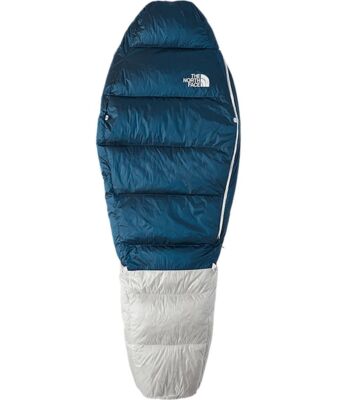 The North Face Blue Kazoo Sleeping Bag, Banff Blue/Tin Grey, Long