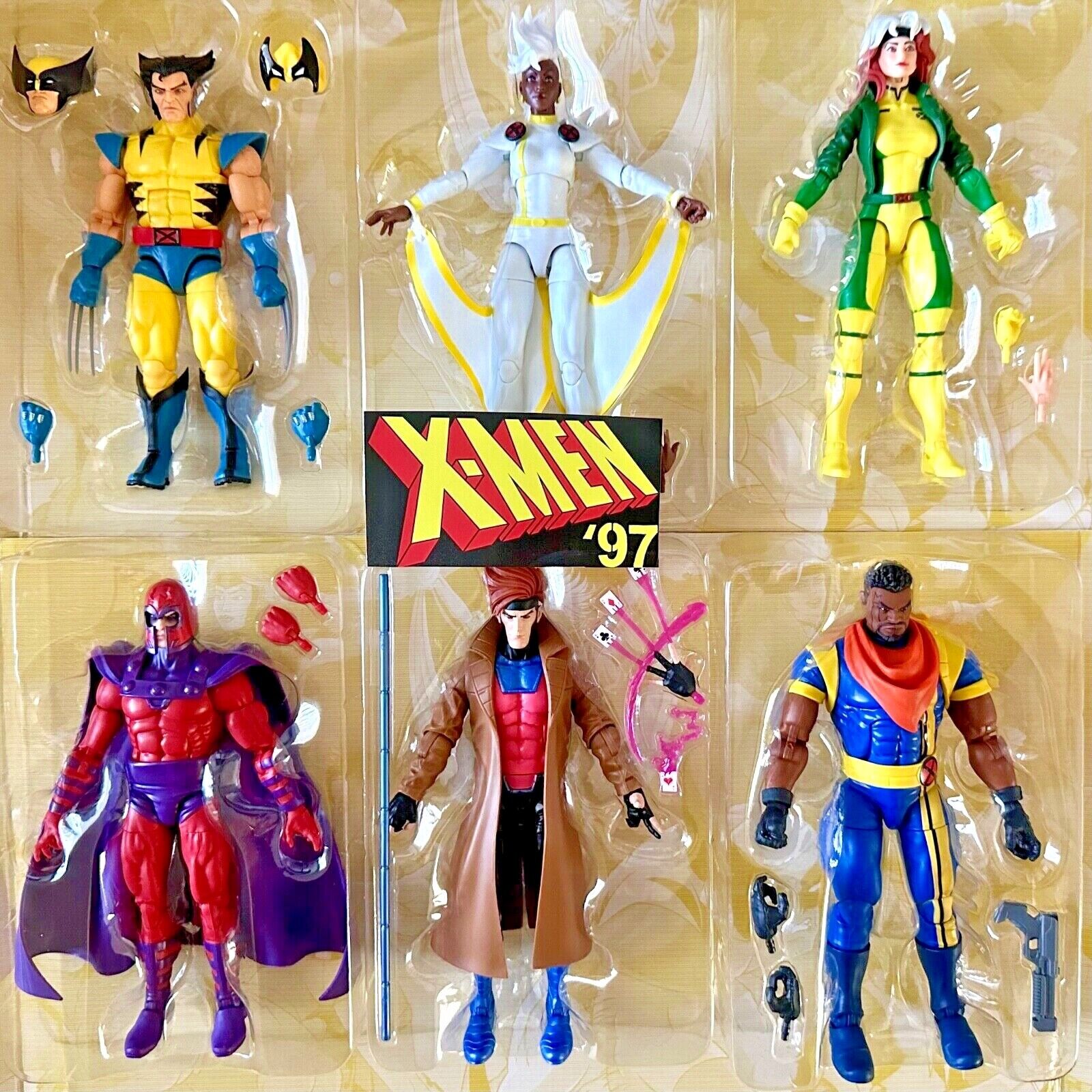 Marvel Legends X-Men 97 Professor X Magneto Beast Wolverine Rogue Storm  UPICK