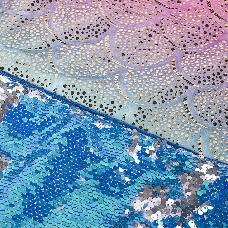 Kids Mermaid Tail Blanket, Super Soft Plush Flannel Sleeping BAG Blanket NEW - Image 2 of 4