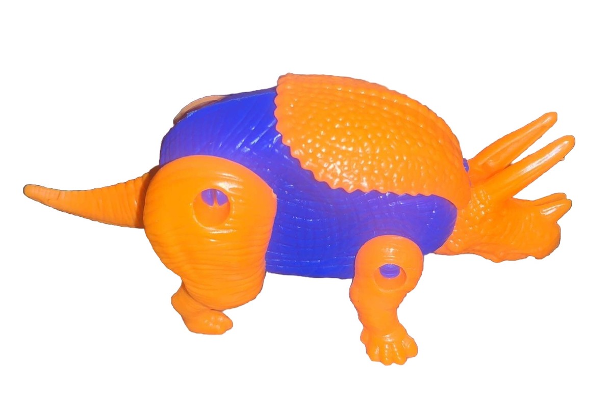 Bandai Dino Egg Hatch N' Heroes Triceratops Transforming Toy Figure Rare