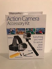 SUNPAK GO PRO Action Camera Accessory Kit Head Mount Selfie Wand Float Grip NEW!