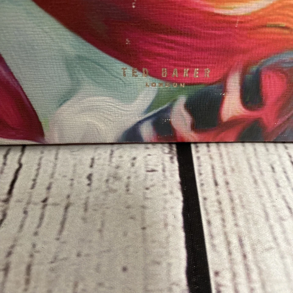 Bolso de Mano Ted Baker London Lillyia Floral Estampado en Remolino Cuero Grande Fucsia Foto 3 de 4