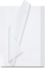 Simetufy Tissue Paper for Gift Bags, 115 Sheets of 14 x 20 Inches White white