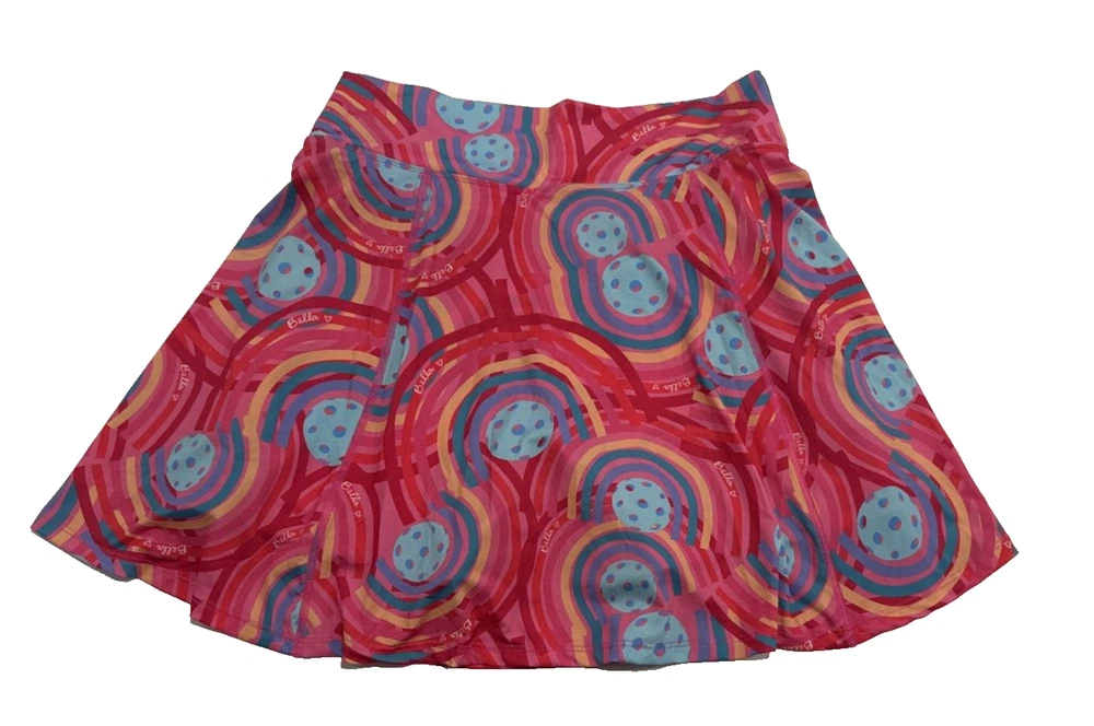 Pickleball Bella Large Skort Pink Pickle Ball