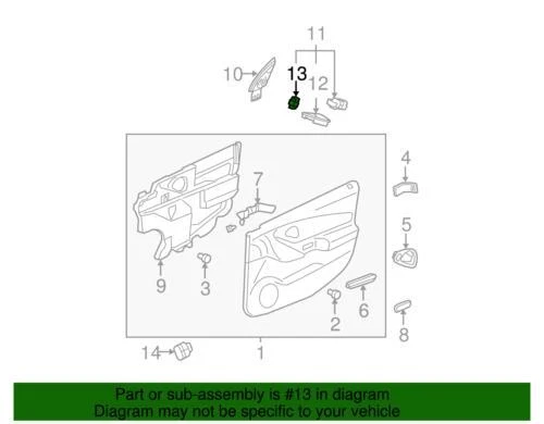 Interruptor de control remoto espejo puerta Chevrolet Malibu original GM 2004-2008 15261342 Foto 2 de 2