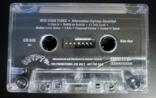 New Bomb Turks "Information Highway Revisited" promotional cassette (Crypt) - Picture 2 of 3