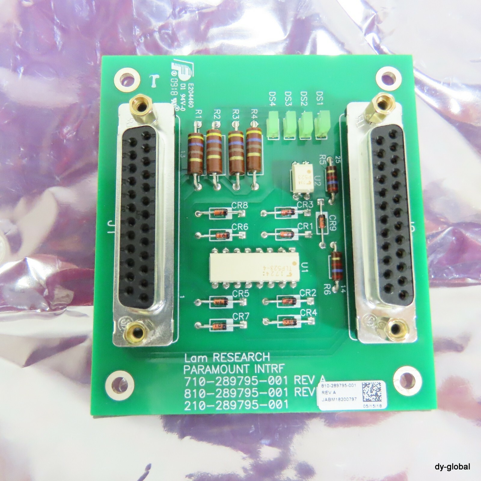 LAM RESEARCH NIB 810-289795-001 REV.A PARAMOUNT INTRF PCB-I-E-1236=2M11