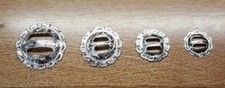 Pico Edge Sterling Overlay SLOTTED Concho - Various sizes EACH