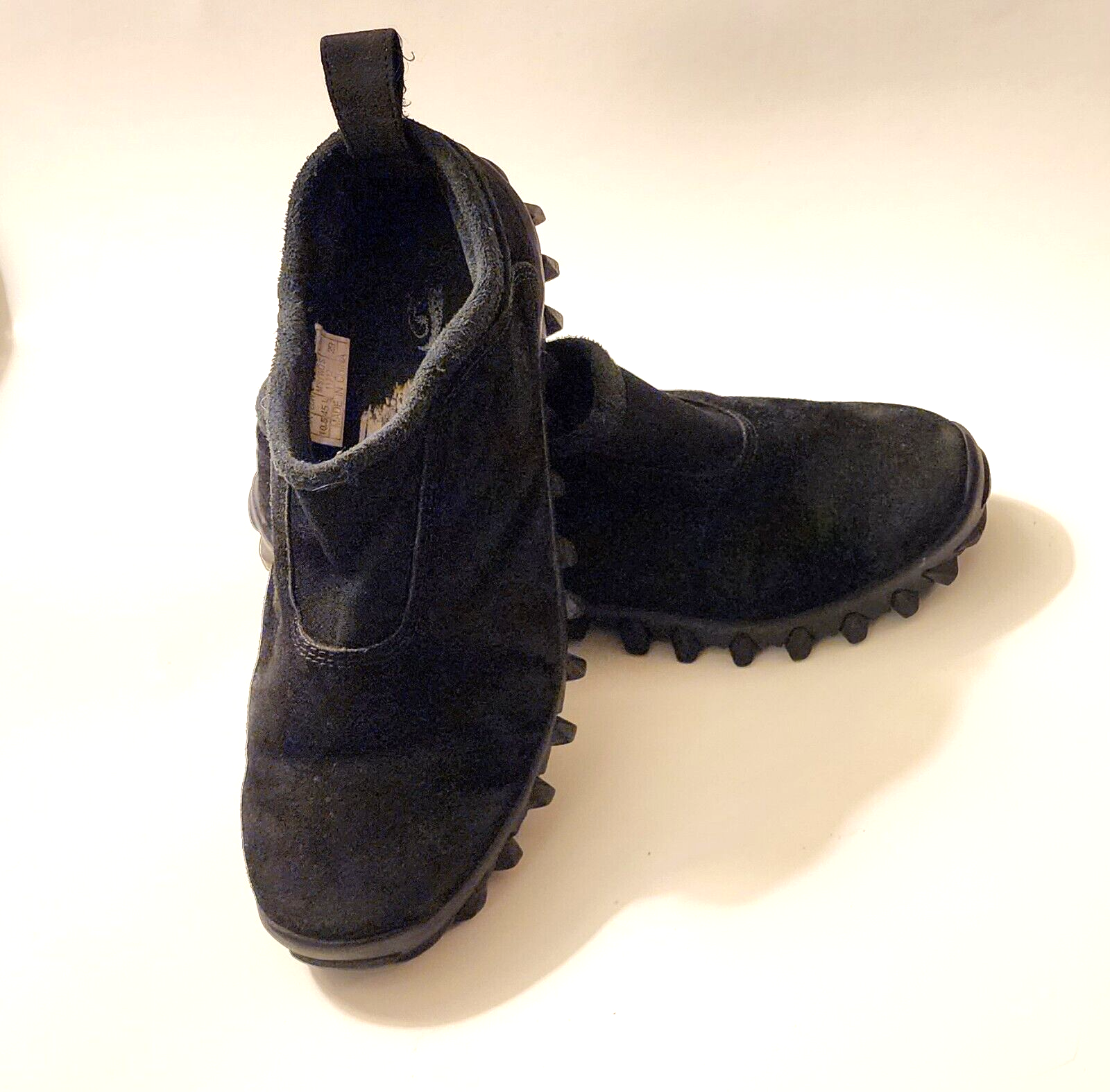 Salomon Molto Raro Originale Clog Snow ContraGrip Nero Uomo 11 Wo 12 Sanificato