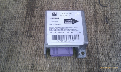 Airbagsteuergerät 90450273 JP Steuergerät Opel Astra F Cabriolet 1995 53_B 1.6i