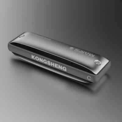Round hole 10 hole diatonic harmonica plastic aluminum comb major   field