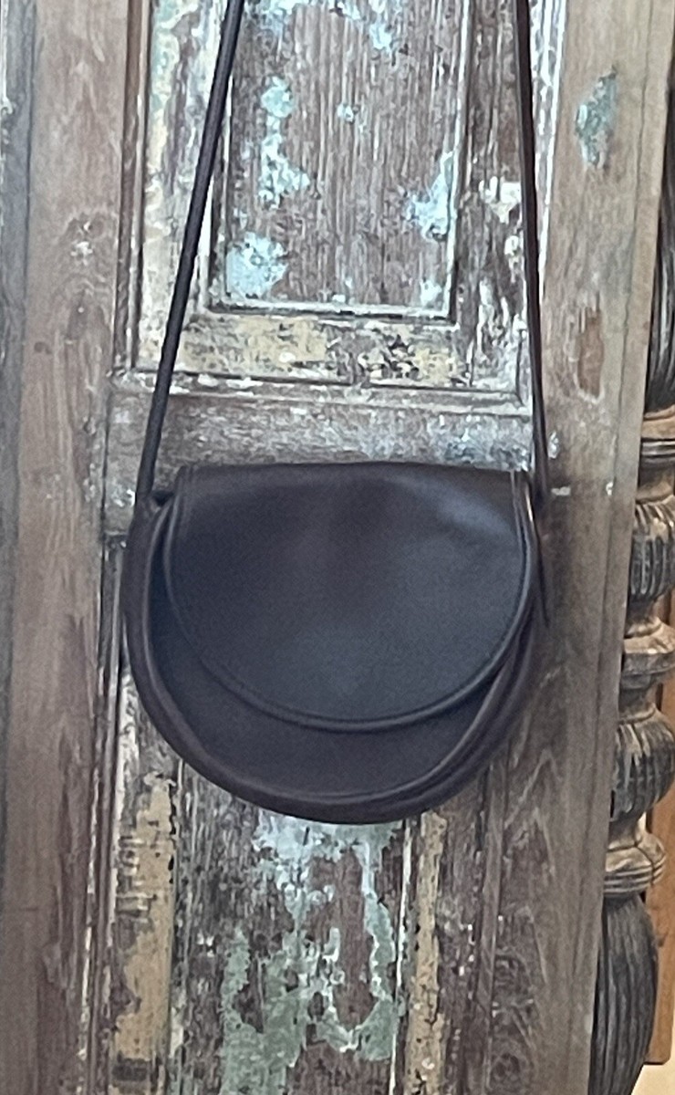 Vintage COACH #9923 Casey Bag Brown Leather Crossbody Handbag