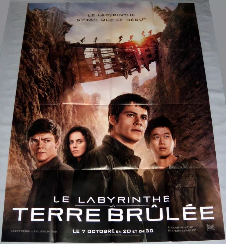 Maze Runner The Scorch Trials Movie – French Poster