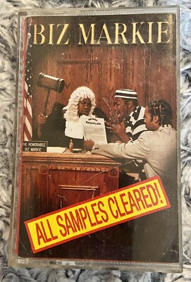 Biz Markie All Samples Cleared Cassette Tape WB Cold Chillin  1993