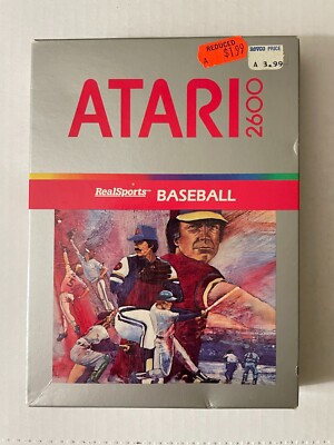 Atari 2600 Realsports Baseball by Atari Inc new sealed NTSC 1982