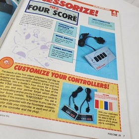 Nintendo Power Strategy Guide Magazine 1990 NES Four Score Play Action Football