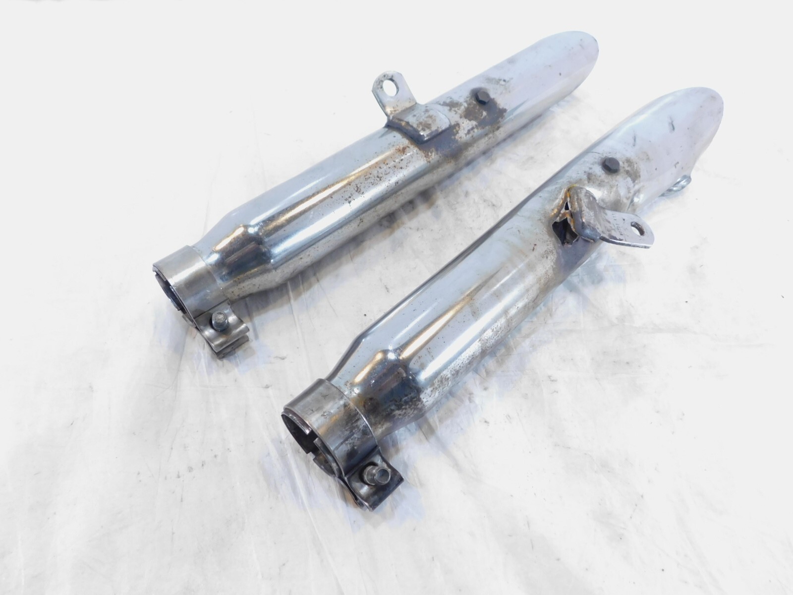 Harley Davidson Sportster 883 & 1200 Chrome Exhaust Header Pipe Mufflers