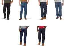 Rustler Men's Classic Relaxed Fit Jeans