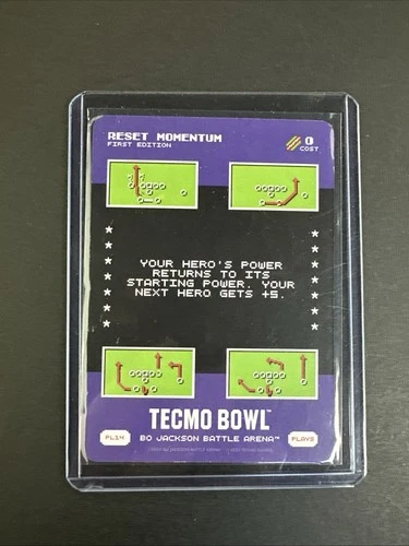 Reset Momentum 0 Cost 🌭Tecmo Bowl Bo Jackson Battle Arena PL14 SSP
