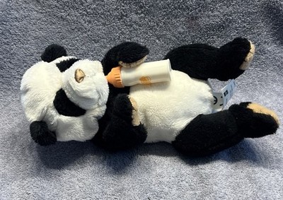 Hasbro 2009 FurReal Friends Newborn Luv Cub 9'' Baby Panda Bear With Bottle
