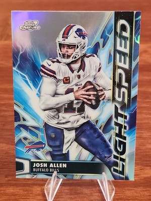 2025 Topps Cosmic Chrome - Josh Allen #LS-3 Light Speed Refractor Bills