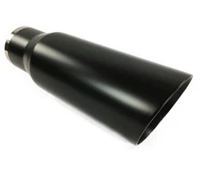 Exhaust Tip 4.00  Dia OD 3.00  Dia ID X 12.00  Long 2.50  Inlet Slant Double Wal