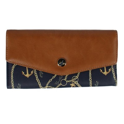 Nautica Women's Two Timer V Flap Clutch