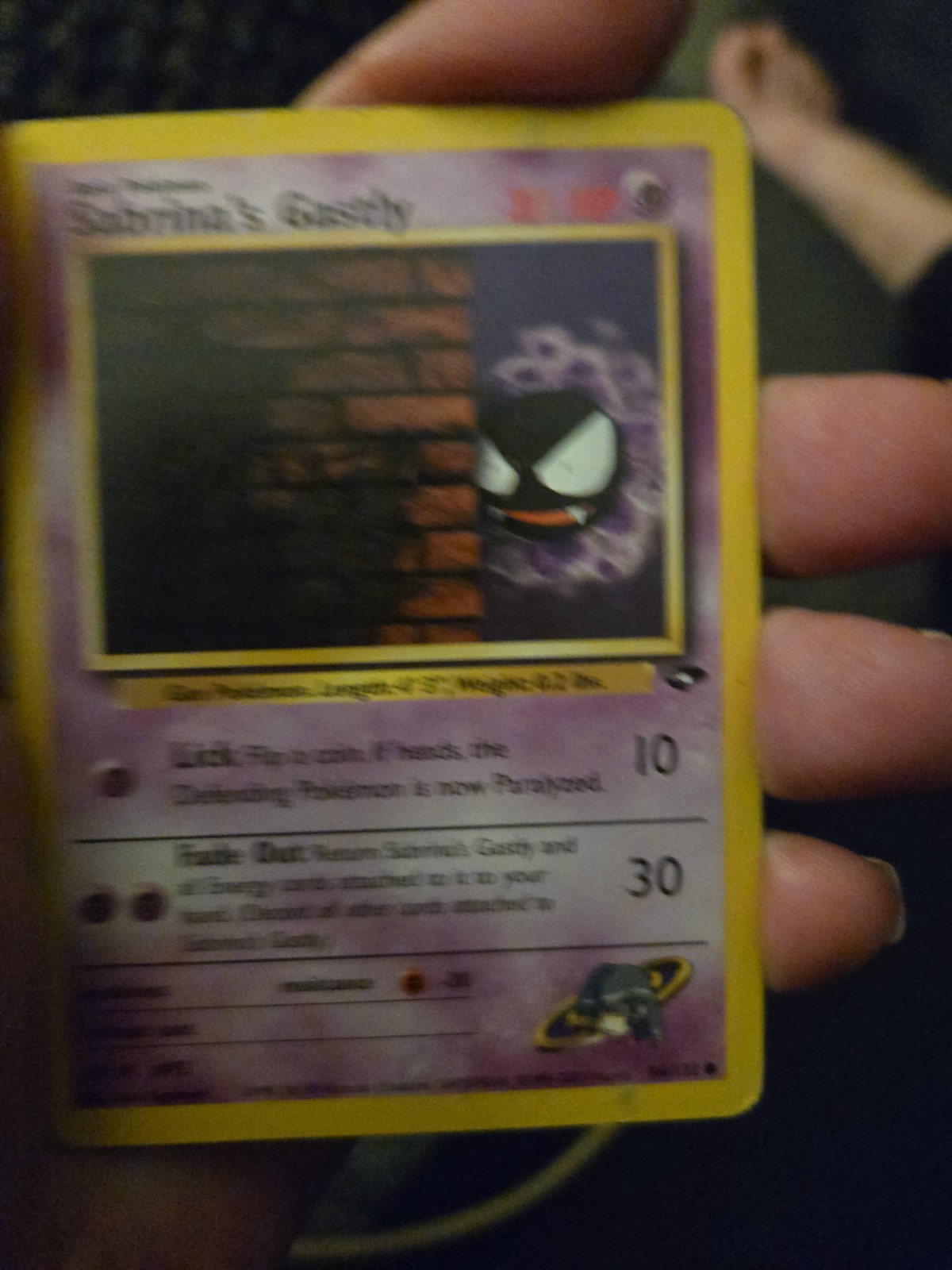 NM / MINT! Sabrina's Gastly 1st Edition 96/132 Gym Challenge Pokémon TCG