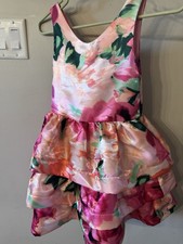 By By Girl Dress Size 8 Girls - Floral, Tea Party, Formal, Special Occasion