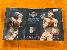 2000 Upper Deck LEGENDS Football Factory Sealed Hobby Box